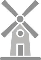 Symbol für Windmühlenvektor vektor