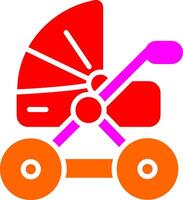 Kinderwagen-Vektor-Symbol vektor