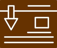 Zielseiten-Vektorsymbol vektor