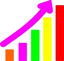 Statistik-Vektorsymbol vektor