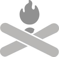 Lagerfeuer-Vektor-Symbol vektor