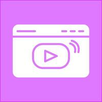 Video-Streaming-Vektorsymbol vektor