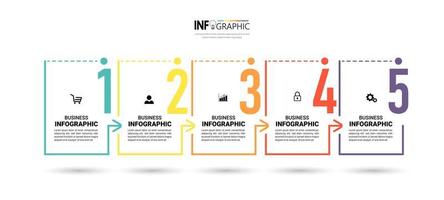 Timeline Infografiken Design-Vorlage vektor