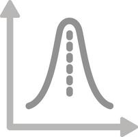 histogram vektor ikon