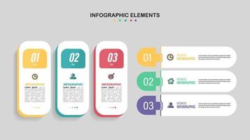 samling av infographics element designmall vektor