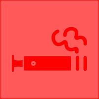 Vektorsymbol für elektronische Zigarette vektor