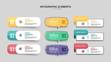 Infografik-Elementsammlung vektor