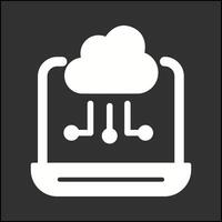 Cloud-Computing-Vektorsymbol vektor