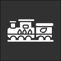 ekologi tåg vektor ikon