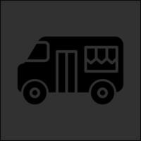 Fast-Food-LKW-Vektorsymbol vektor