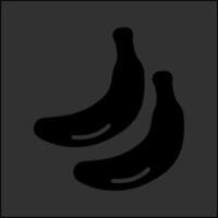 Bananen-Vektor-Symbol vektor