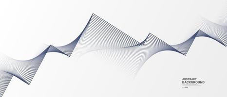 grauer weißer abstrakter Hintergrund mit fließenden Partikeln. vektor