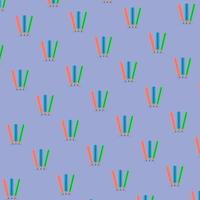 Vektor-Illustration von Muster drei Bleistift vektor