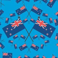 vektor illustration av mönster Nya Zeeland flaggor