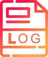 Log kreatives Icon-Design vektor