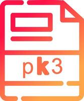 pk3 kreativ Symbol Design vektor