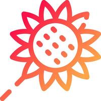 Sonnenblume kreatives Icon-Design vektor