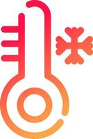 Thermometer kreatives Icon-Design vektor