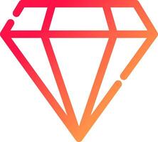 Diamant kreatives Icon-Design vektor