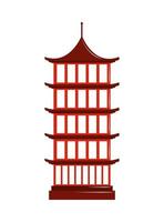 pagodbyggande i asien vektor