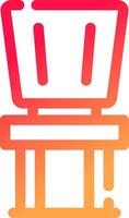 stol kreativ ikon design vektor