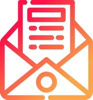 E-Mail kreatives Icon-Design vektor