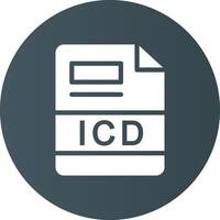 icd kreativ Symbol Design vektor