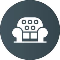 soffa kreativ ikon design vektor
