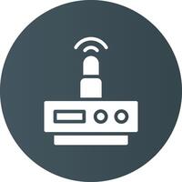 WLAN-Router kreatives Icon-Design vektor