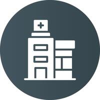 Krankenhaus kreatives Icon-Design vektor