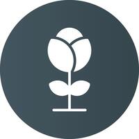 kreatives Icon-Design mit Blumen vektor