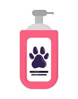 Shampooflasche für Haustiere vektor
