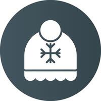 Winter Hut kreativ Symbol Design vektor