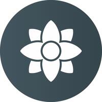 kreatives Icon-Design mit Blumen vektor