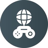 global Spielen kreativ Symbol Design vektor