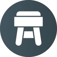 Hocker kreatives Icon-Design vektor