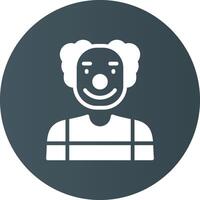 Clown kreatives Icon-Design vektor