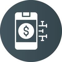 kreatives Icon-Design für digitales Geld vektor