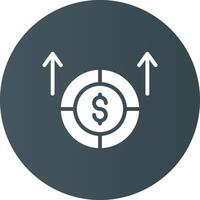 Cashflow kreatives Icon-Design vektor