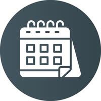 Kalender kreatives Icon-Design vektor