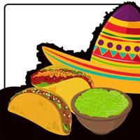 tacodagens firande vektor