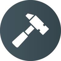 Hammer kreatives Icon-Design vektor