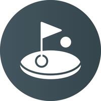 Golf kreatives Icon-Design vektor