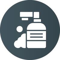 Shampoo kreatives Icon-Design vektor