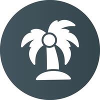 Insel kreatives Icon-Design vektor