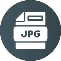 jpg-Datei kreatives Icon-Design vektor