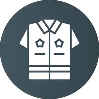 Polizei Uniform kreativ Symbol Design vektor