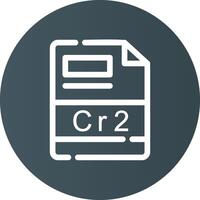 cr2 kreativ Symbol Design vektor