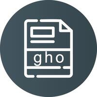 gho kreativ Symbol Design vektor