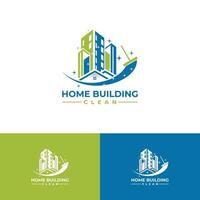 hem och byggnader ren logotyp design fastigheter vektor ikon illustration design